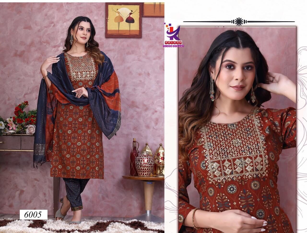 Kalash Freesia Ethnic Wear Designer Wholesale Readymade Salwar Suits
